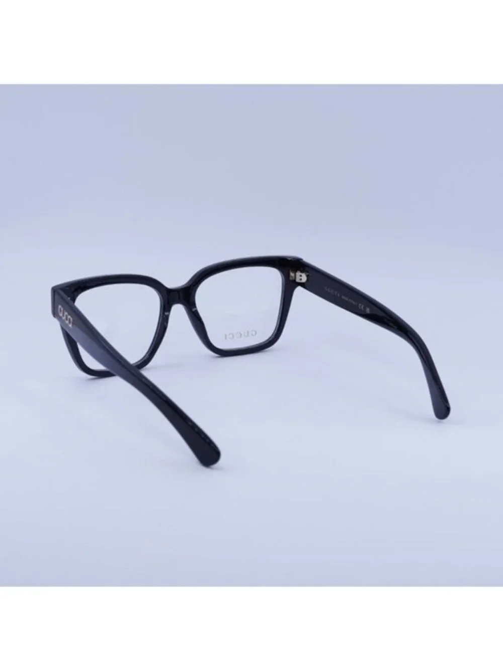 Gucci GG1791O 005 Eyeglasses Shiny Black 53mm Cat Eye Frame